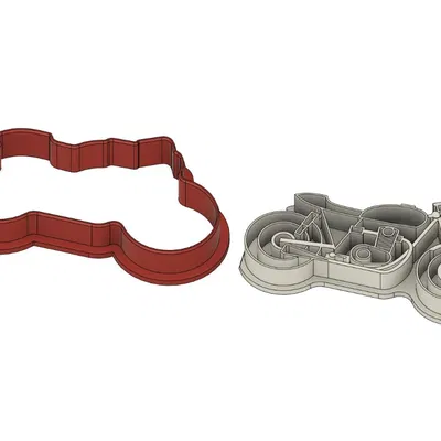 Dụng Cụ Cắt Bánh Quy Hình Xe Máy Scrambler