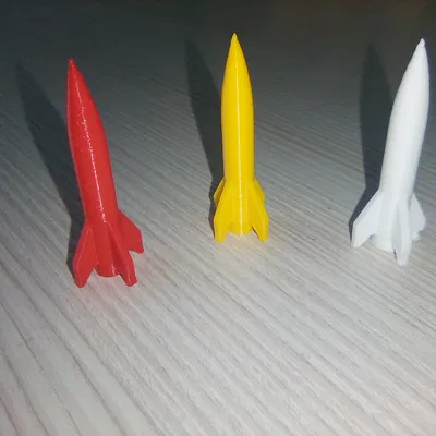 Tên Lửa Siêu Nhỏ - Trang Trí Dễ Thương