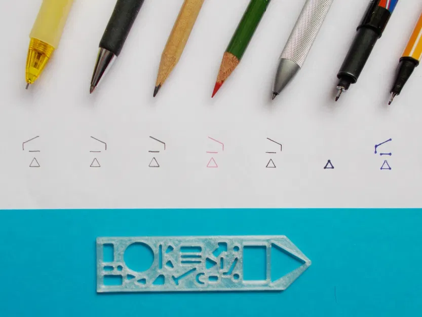 Khuôn vẽ ký hiệu điện tử nhỏ gọn - CEST - Image 4