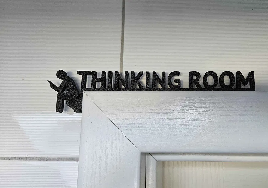 Biển Hiệu Nhà Vệ Sinh - Phòng Suy Tư (Bên Trái) - Image 2