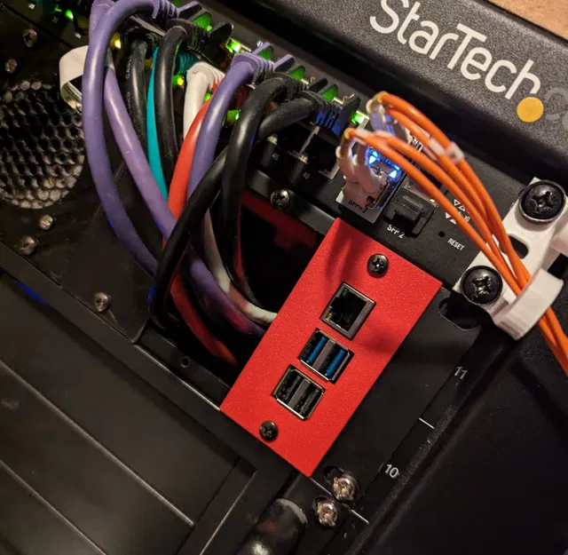 Giá đỡ Raspberry Pi 5 cho hệ thống Rack 2U module (MP-1 Rack) (Đơn) - Image 1