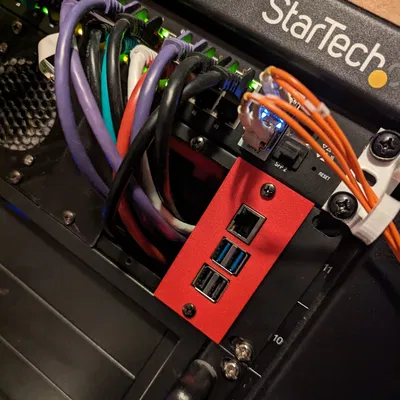 Giá đỡ Raspberry Pi 5 cho hệ thống Rack 2U module (MP-1 Rack) (Đơn)