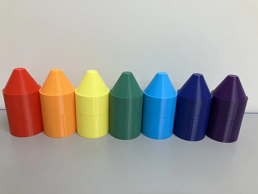 Hộp Đựng Bút Sáp Hình Bút Sáp - Image 1