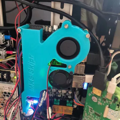 Vỏ che MKS SKIPR có quạt 4010 & 5015