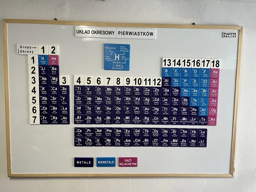 Bảng Tuần Hoàn Các Nguyên Tố - Tiếng Ba Lan (PL) - Image 1