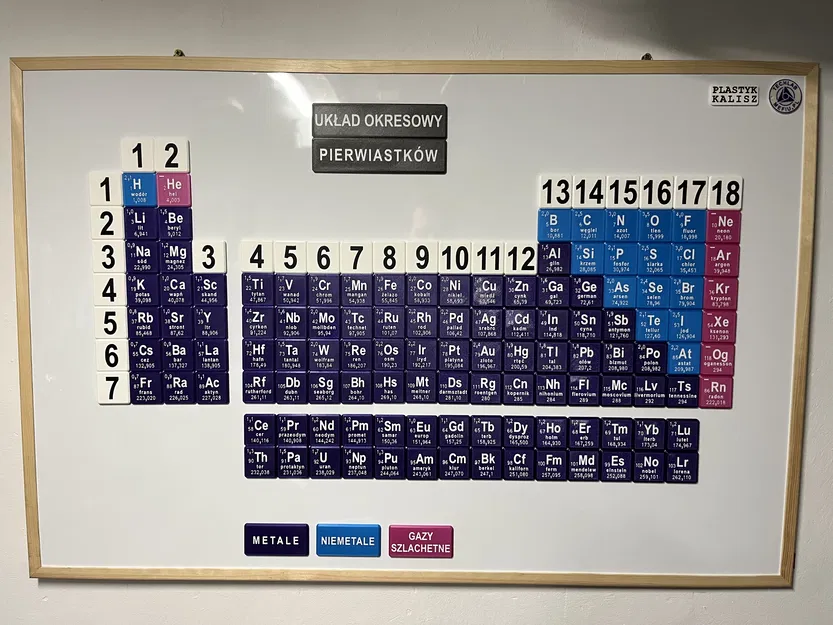 Bảng Tuần Hoàn Các Nguyên Tố - Tiếng Ba Lan (PL) - Image 4