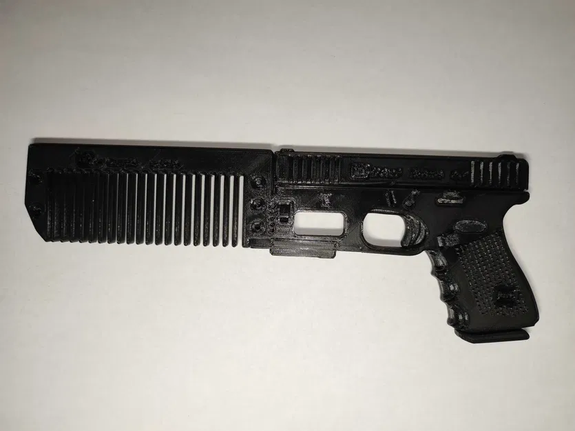 Lược Chải Tóc Hình Glock Độc Đáo - Image 4