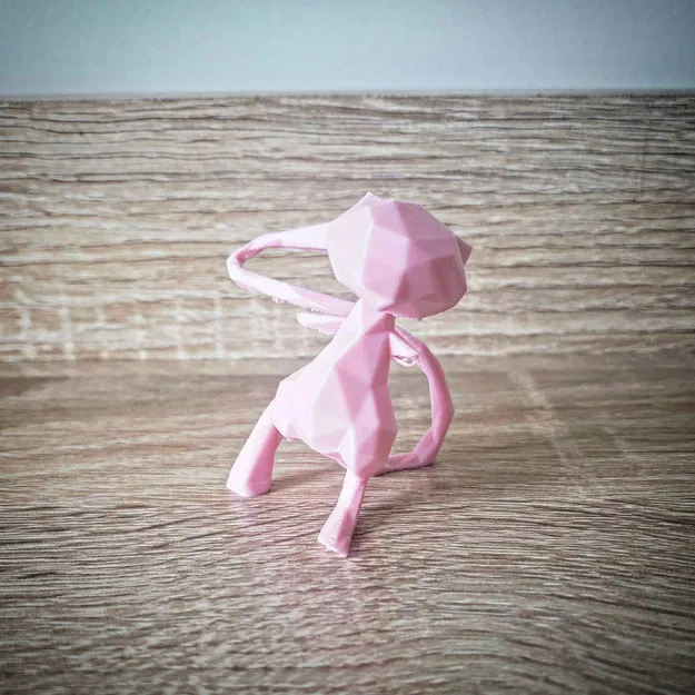 Mew - low poly (pokemon) - Image 3