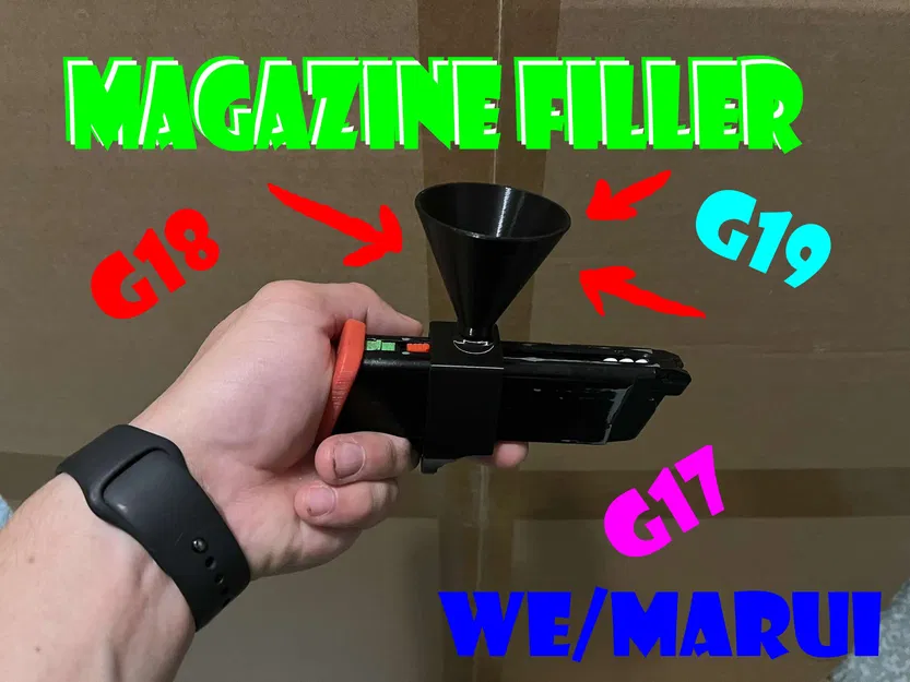 Dụng Cụ Nạp Đạn Airsoft Cho Băng Đạn Glock 17/18/19 WE, Marui - Image 1