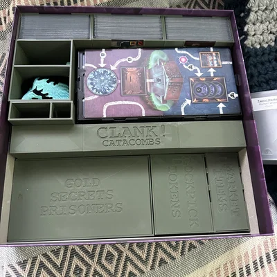 Khay Đựng Hộp Game Clank! Catacombs