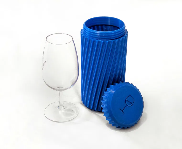 Hộp bảo vệ ly rượu vang đa năng dùng khi cắm trại - Image 1