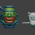 Chậu Tham Lam (Pot of Greed) - Mô hình 3D - Thumbnail 1