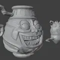 Chậu Tham Lam (Pot of Greed) - Mô hình 3D - Thumbnail 2
