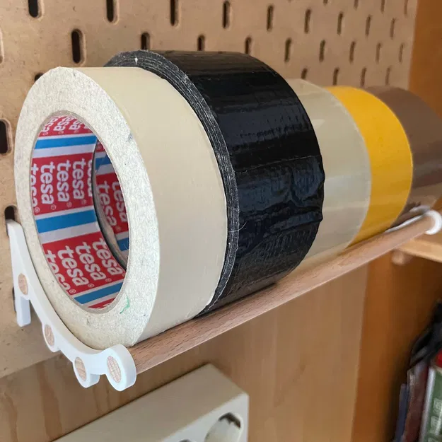 Kẹp Băng Keo Thanh 10mm Cho IKEA Skadis - Image 1