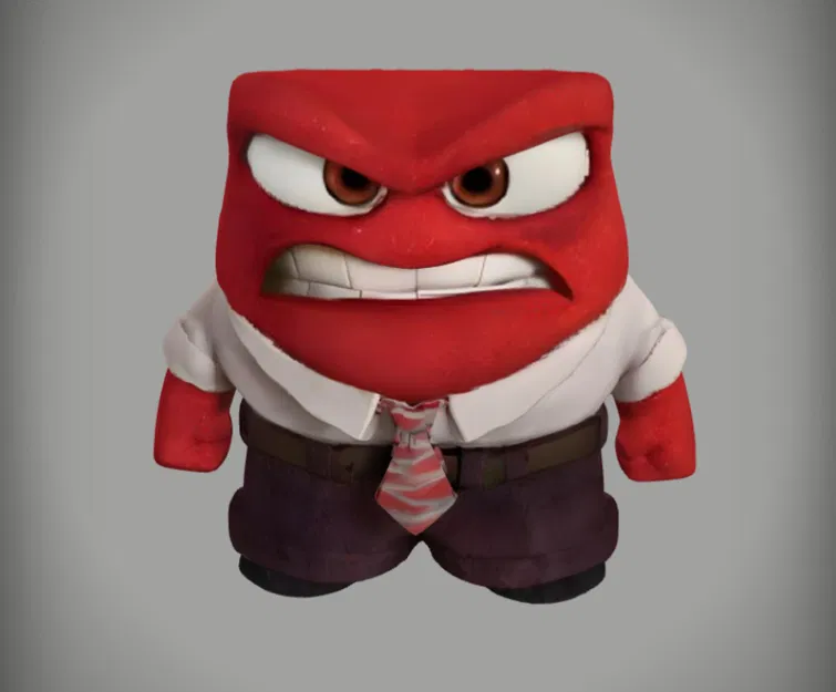 Mô Hình Nhân Vật Giận Dữ (Anger) Trong Inside Out - Image 4