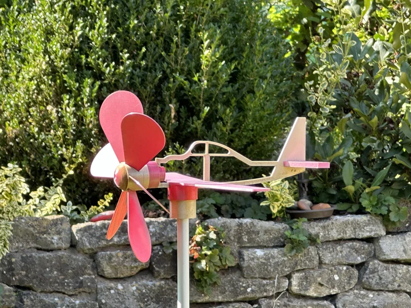 Chong chóng Máy bay - Flugzeug Windspiel - Image 1