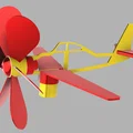Chong chóng Máy bay - Flugzeug Windspiel - Thumbnail 2