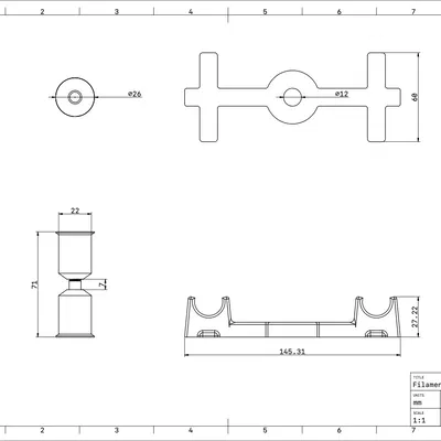 Con Lăn Ống Chỉ Sợi Nhựa Hộp Ngũ Cốc