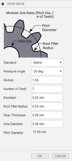 Bánh Răng Trục Phẳng 2.3mm Cho Động Cơ DC 12V (hoặc bất kỳ) - Image 3