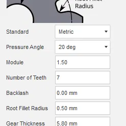 Bánh Răng Trục Phẳng 2.3mm Cho Động Cơ DC 12V (hoặc bất kỳ)