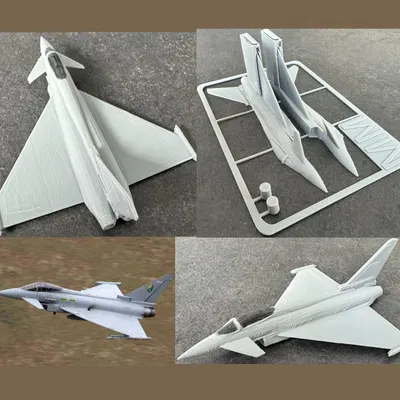 Eurofighter Typhoon kit card