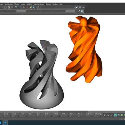 Mô hình Fidget Xoắn Ốc