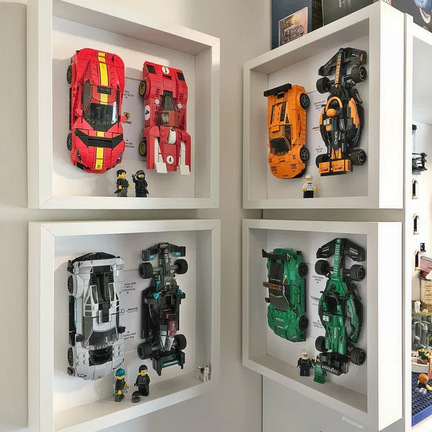 Khung IKEA Sannahed cho xe đua LEGO Speed Champions (in 3D + 2D) - Image 2