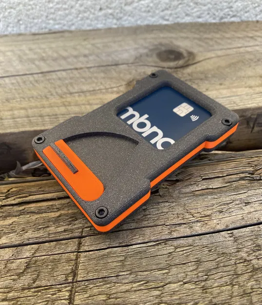 Ví đựng thẻ tín dụng kiêm ngăn đựng tiền xu/tiền mặt - Image 1