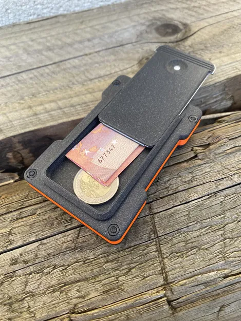 Ví đựng thẻ tín dụng kiêm ngăn đựng tiền xu/tiền mặt - Image 3