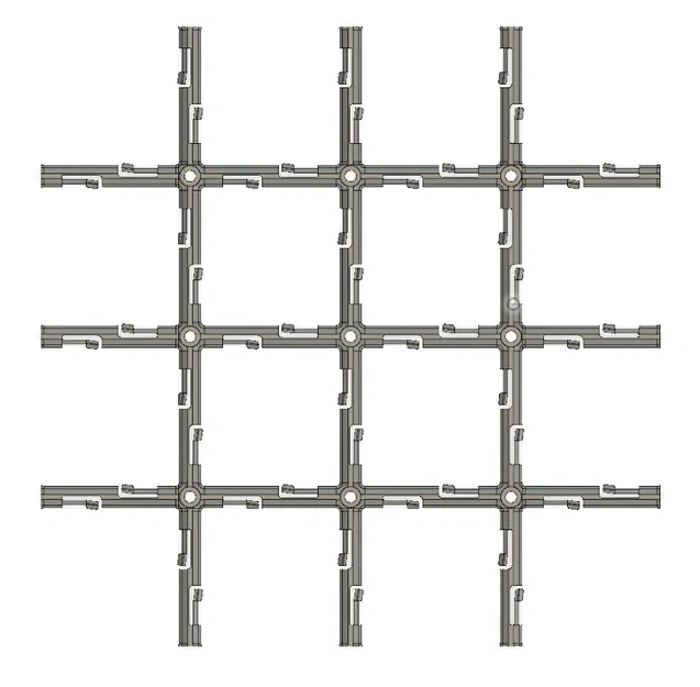 Đế Gridfinity Clickfinity Đế Lưới Có Đầu Nối - Image 1