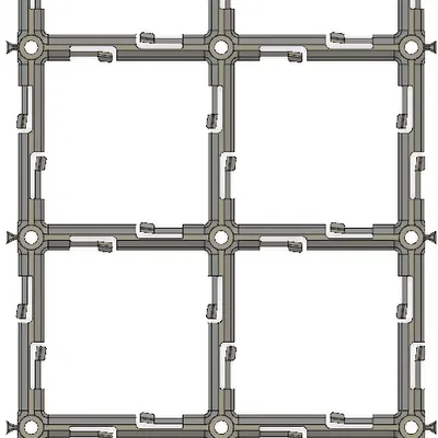 Đế Gridfinity Clickfinity Đế Lưới Có Đầu Nối