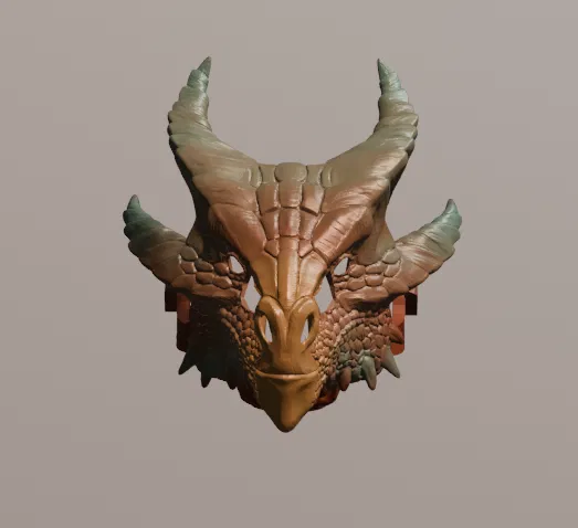 Mặt Nạ Rồng Đồng D&D - Image 3