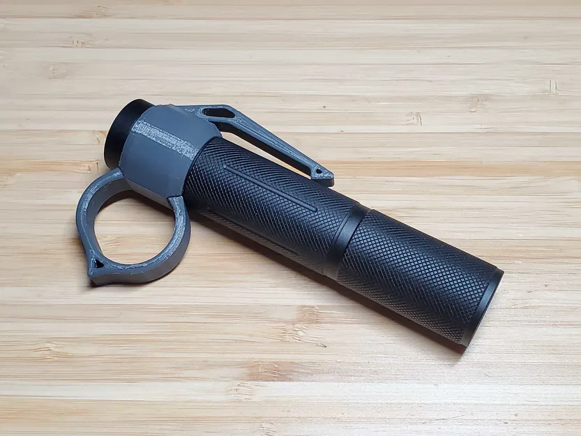 Phụ Kiện Kẹp và Vòng Đèn Pin Phong Cách Tacticool (Convoy S6) - Image 1