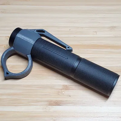 Phụ Kiện Kẹp và Vòng Đèn Pin Phong Cách Tacticool (Convoy S6)