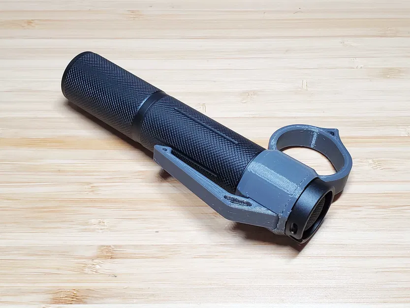 Phụ Kiện Kẹp và Vòng Đèn Pin Phong Cách Tacticool (Convoy S6) - Image 2