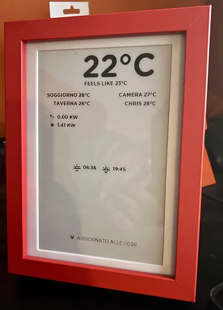 Khung giữ màn hình e-ink Waveshare 7.5 inch cho khung Ikea Rodalm - Image 3