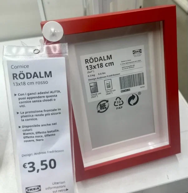 Khung giữ màn hình e-ink Waveshare 7.5 inch cho khung Ikea Rodalm - Image 4