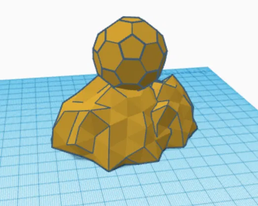 Quả Bóng Vàng Đơn Giản - Image 1