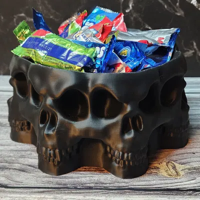 Chén Đựng Kẹo Đầu Lâu Đa Diện Mạo Độc Đáo