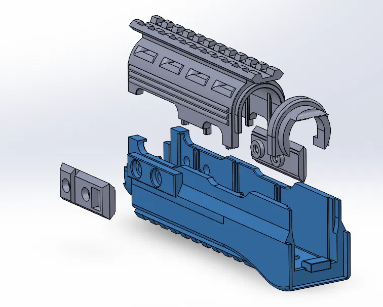 Ốp Tay Cầm AK-47 Airsoft Phiên Bản M-LOK - Image 2