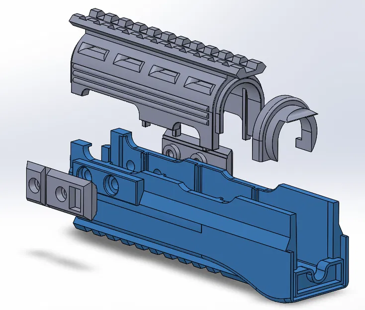 Ốp Tay Cầm AK-47 Airsoft Phiên Bản M-LOK - Image 3