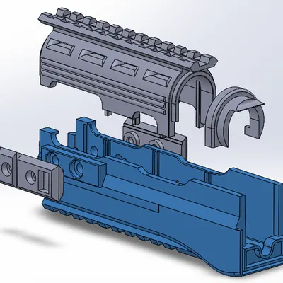 Ốp Tay Cầm AK-47 Airsoft Phiên Bản M-LOK
