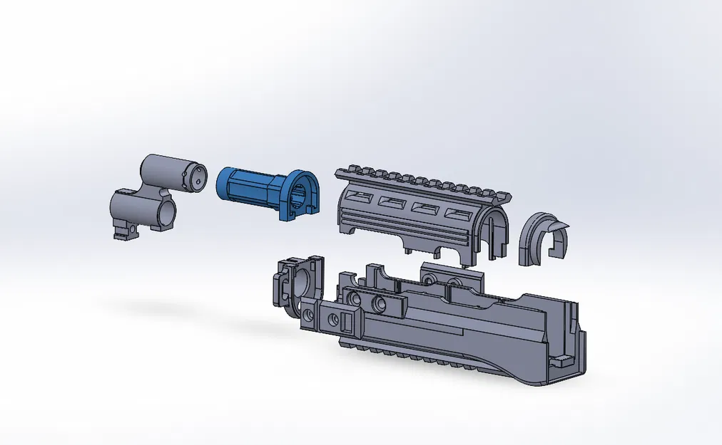 Ốp Tay Cầm AK-47 Airsoft Phiên Bản M-LOK - Image 4