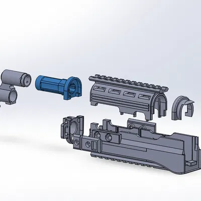 Ốp Tay Cầm AK-47 Airsoft Phiên Bản M-LOK