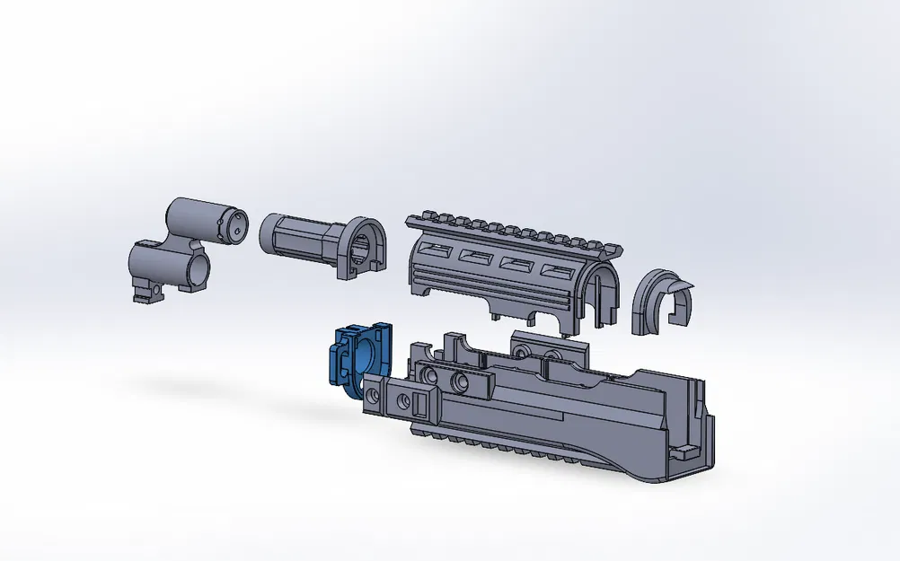 Ốp Tay Cầm AK-47 Airsoft Phiên Bản M-LOK - Image 5