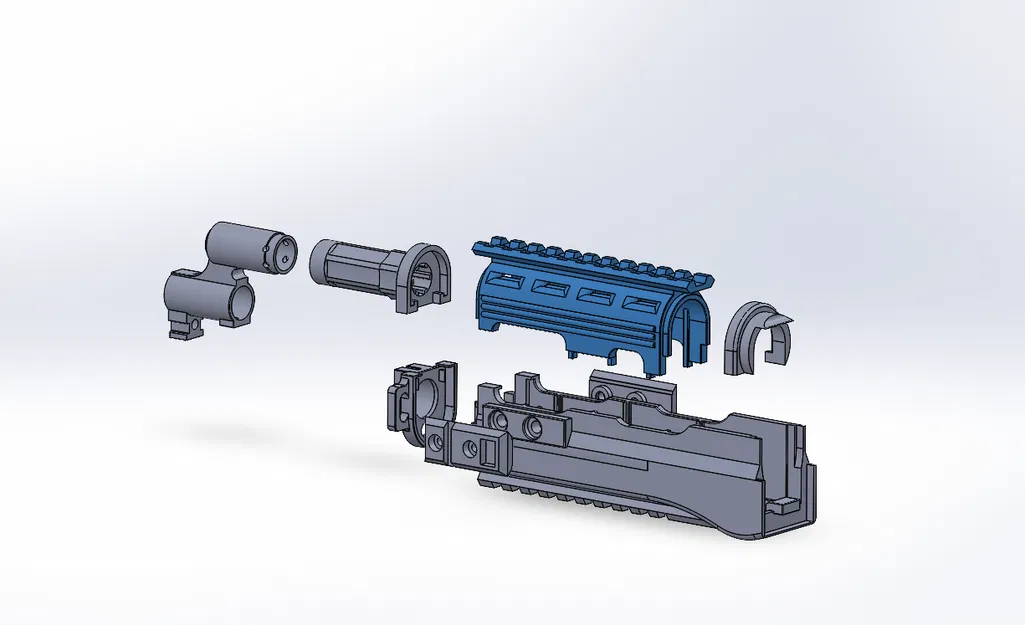 Ốp Tay Cầm AK-47 Airsoft Phiên Bản M-LOK - Image 6