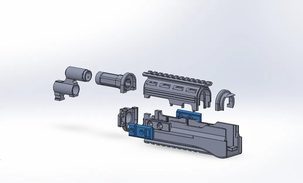 Ốp Tay Cầm AK-47 Airsoft Phiên Bản M-LOK - Image 8