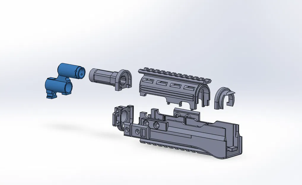 Ốp Tay Cầm AK-47 Airsoft Phiên Bản M-LOK - Image 9