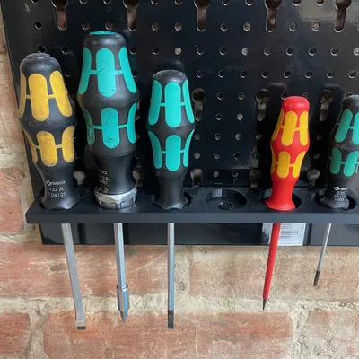 Giá đỡ 6 tua vít Wera cho bảng treo đồ Arebos