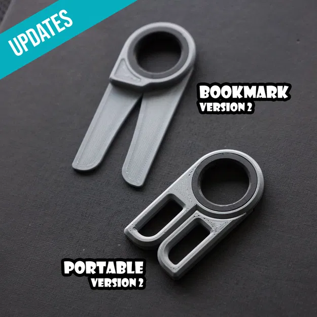 Kẹp Sách/Trang Giấy Gập Gọn - 2 Phiên Bản - Image 1